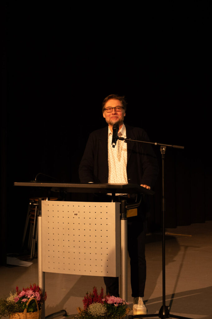 Peter Imort bei der Begrüßungsrede